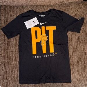 Nike Black and Yellow PIT Graphic Tee